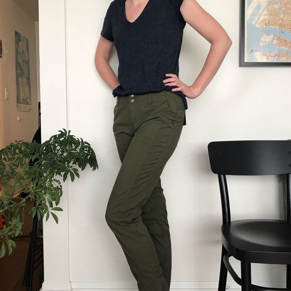 Prana Kalinda Pant - Cargo Green - new with tags